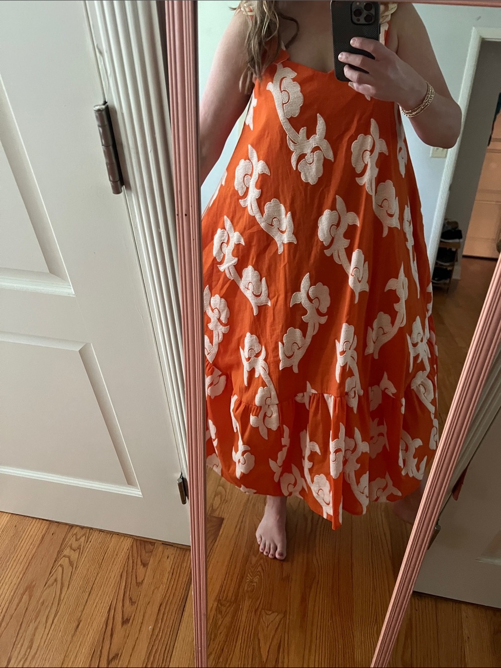 Anthropologie Phoebe Flounced Maxi Dress Exquise - Picture 10 of 16